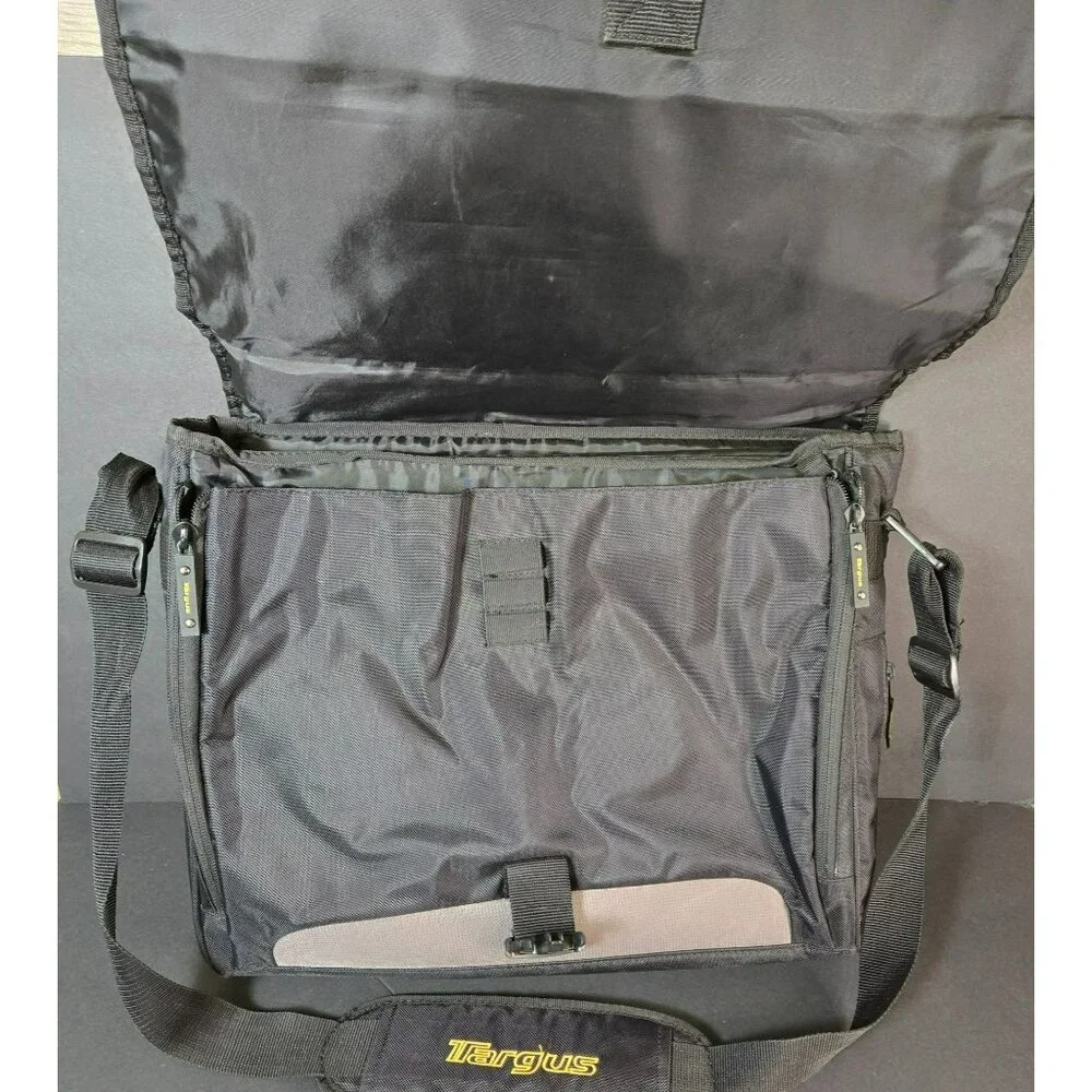 Targus CityGear Messenger Case for 16 Inch Laptop Bag Black Grey Work Travel